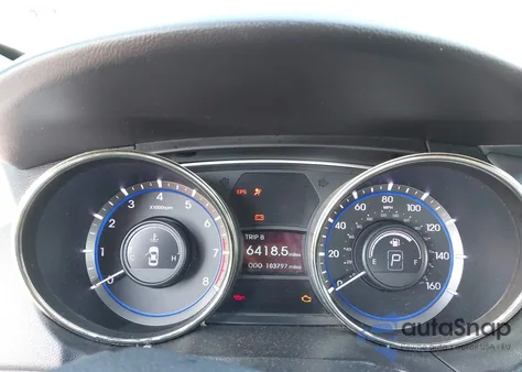 2012 Hyundai Sonata Gls Pzev из США, поврежденный, VIN 5NPEB4AC5CH490121